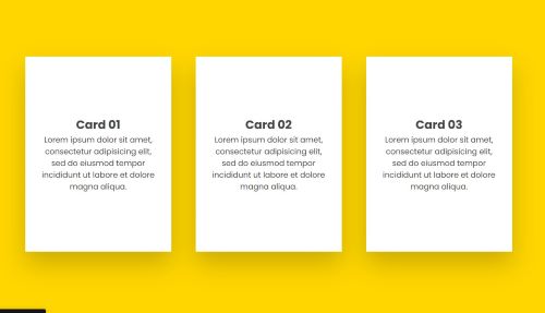 Трансформация сложенных карточек на CSS
